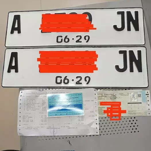 Plat mobil baru